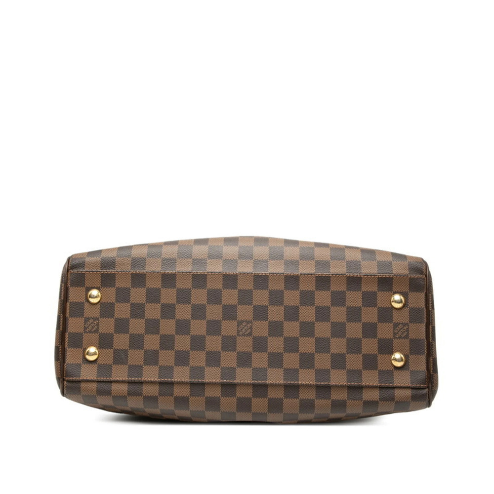 LOUIS VUITTON Authentic Brown Damier Leather Shoulder Bag - Picture 3 of 6